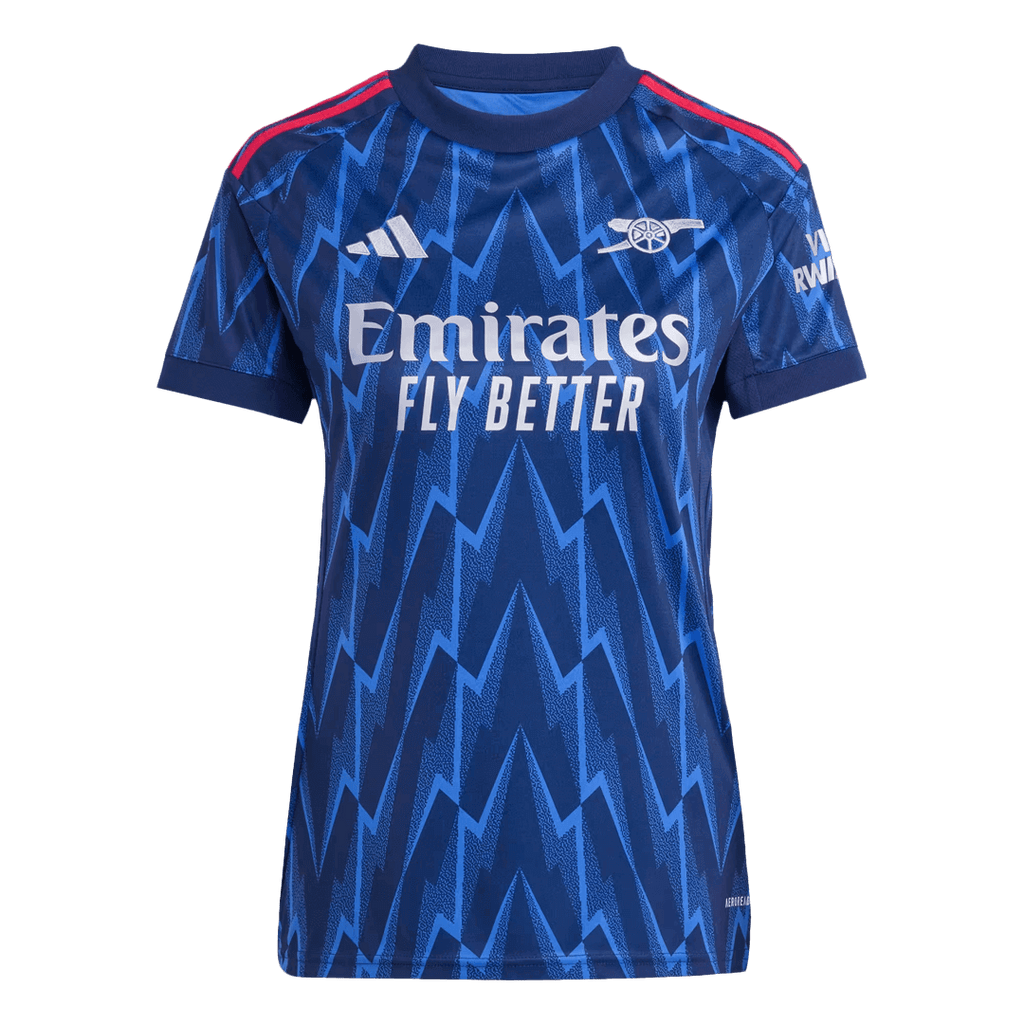 Women's Arsenal Away Football Shirt 2025/26 Blue