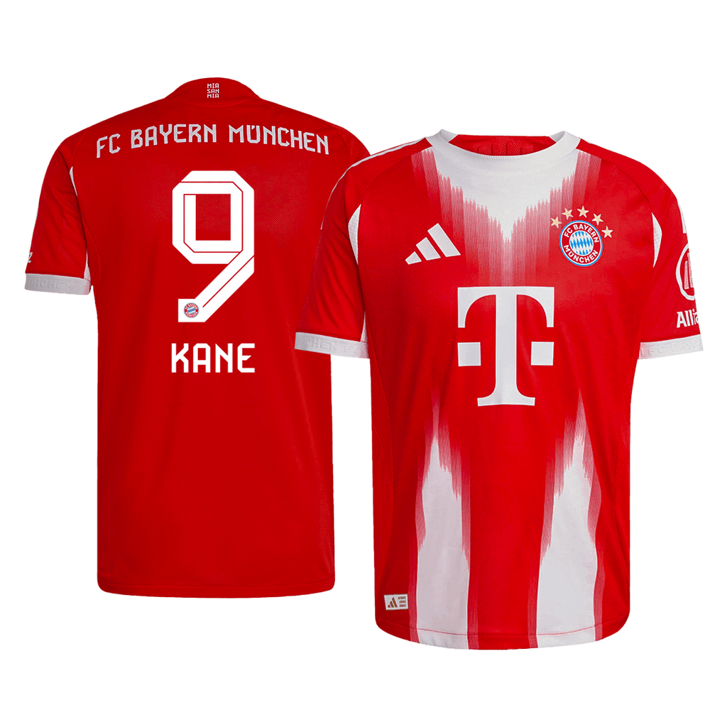 Player Version KANE #9 Bayern Munich Home Football Shirt 2025/26 Red