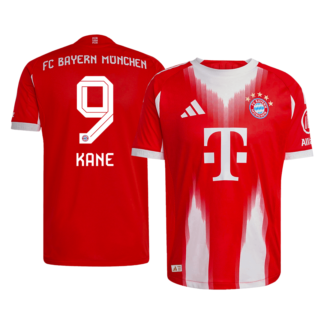 Player Version KANE #9 Bayern Munich Home Football Shirt 2025/26 Red