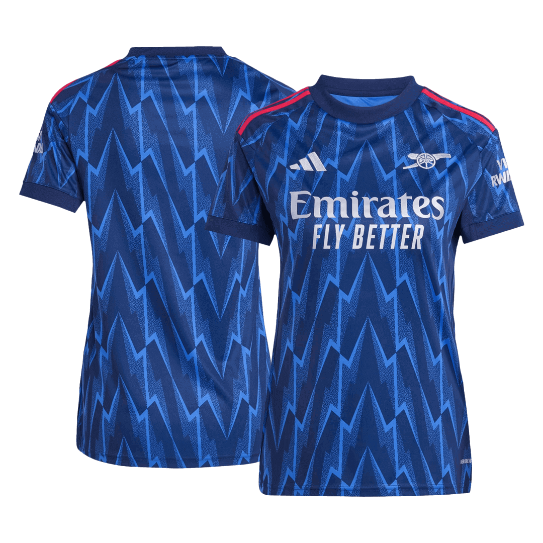 Women's Arsenal Away Football Shirt 2025/26 Blue