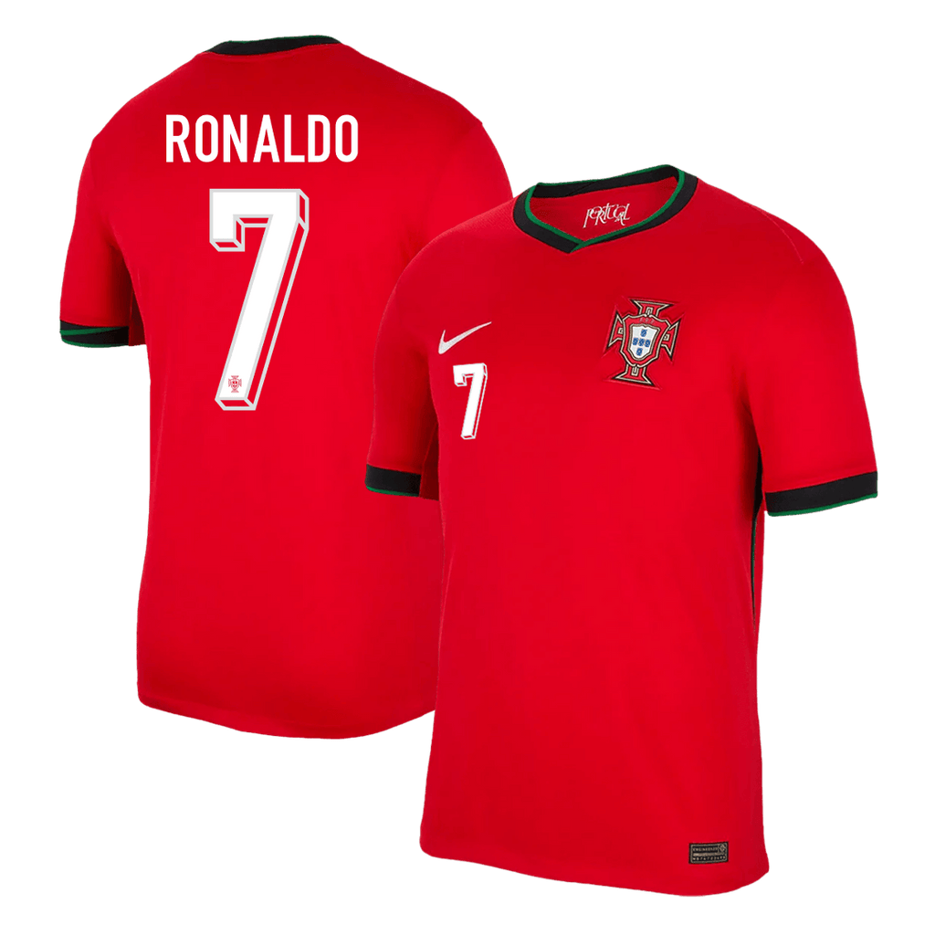 RONALDO #7 Portugal Home Football Shirt Euro 2024