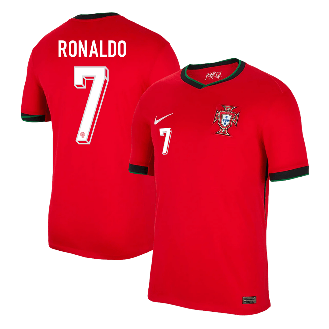 RONALDO #7 Portugal Home Football Shirt Euro 2024