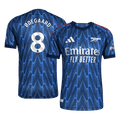ØDEGAARD #8 Player Version Arsenal Away Football Shirt 2025/26 Blue