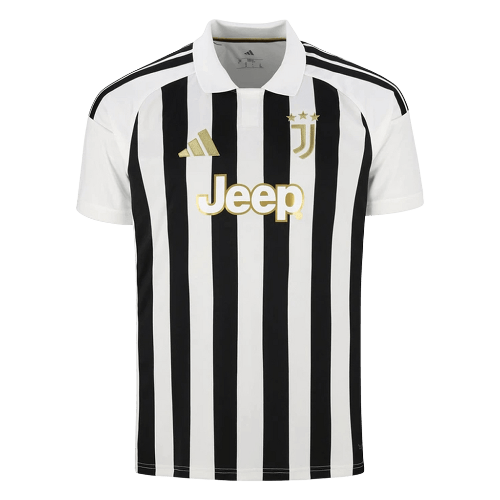 Men 2026/27 Juventus Home Soccer Jersey Black&White
