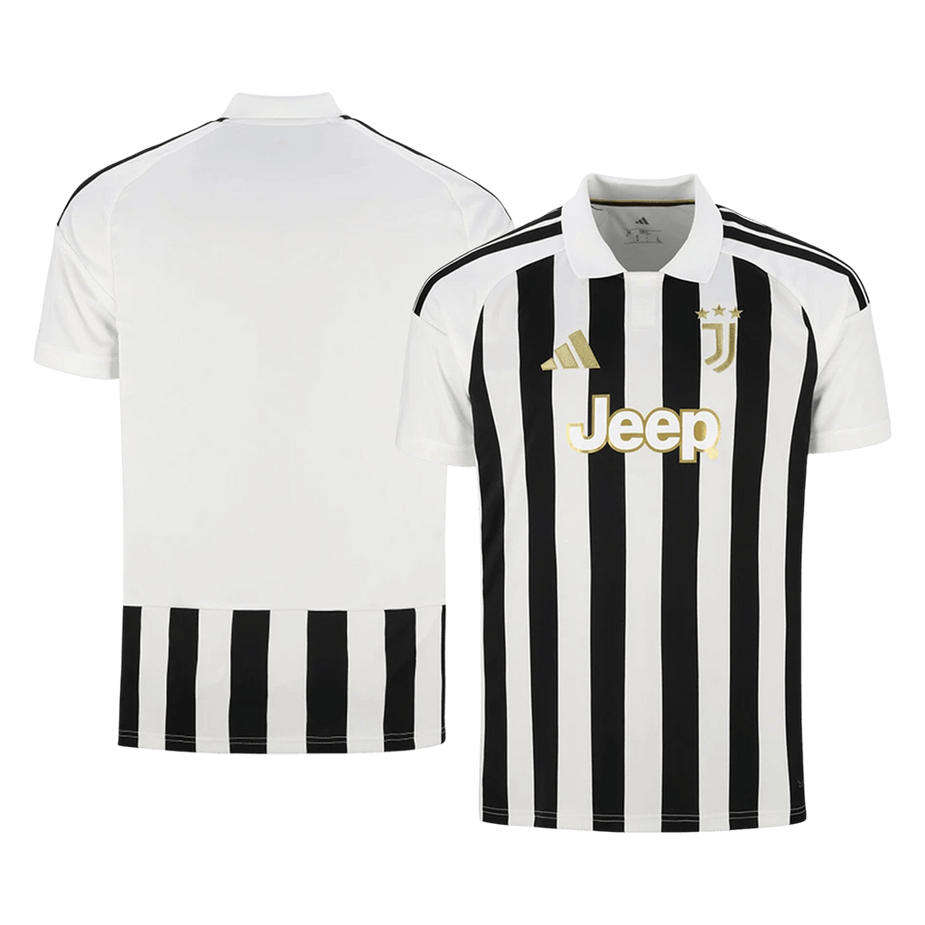 Men 2026/27 Juventus Home Soccer Jersey Black&White