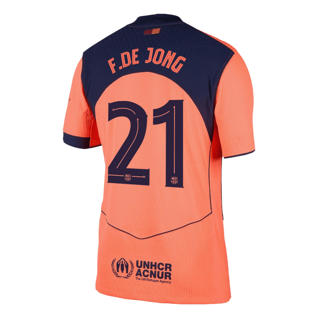 Player Version F.DE JONG #21 Barcelona Third Away Football Shirt 2025/26