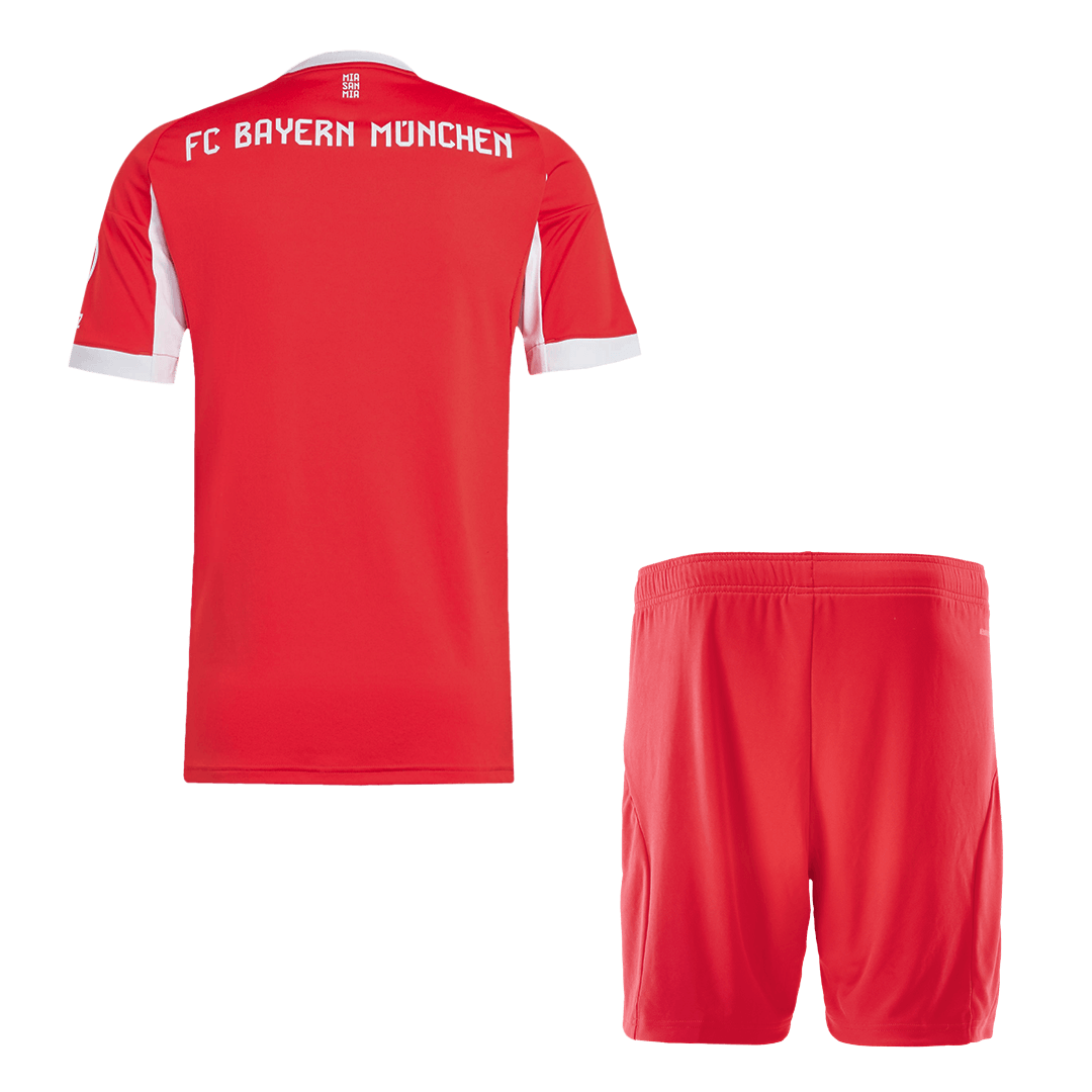 Bayern Munich Home Football Shirt Kit(Jersey+Shorts) 2025/26 Red