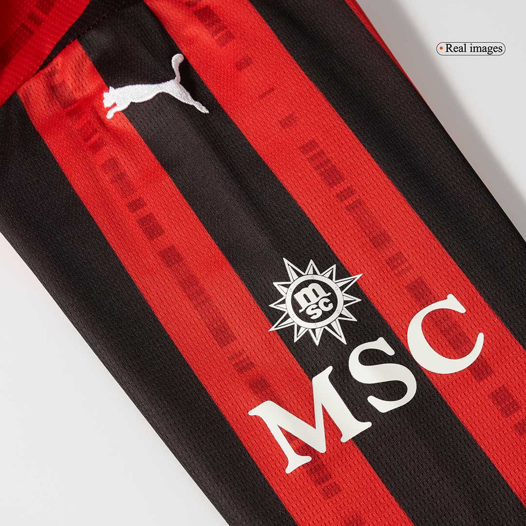 AC Milan Home Long Sleeve Football Shirt 2024/25