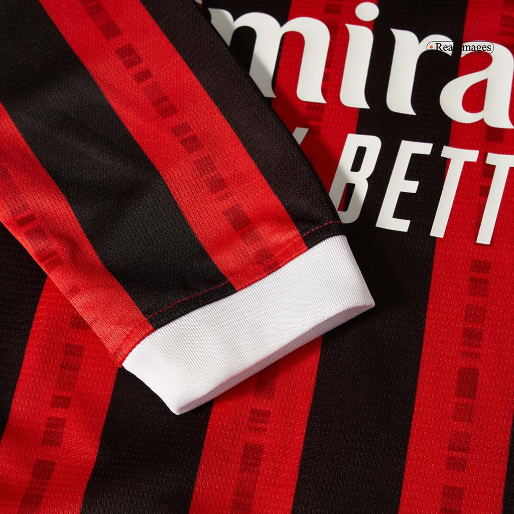 AC Milan Home Long Sleeve Football Shirt 2024/25
