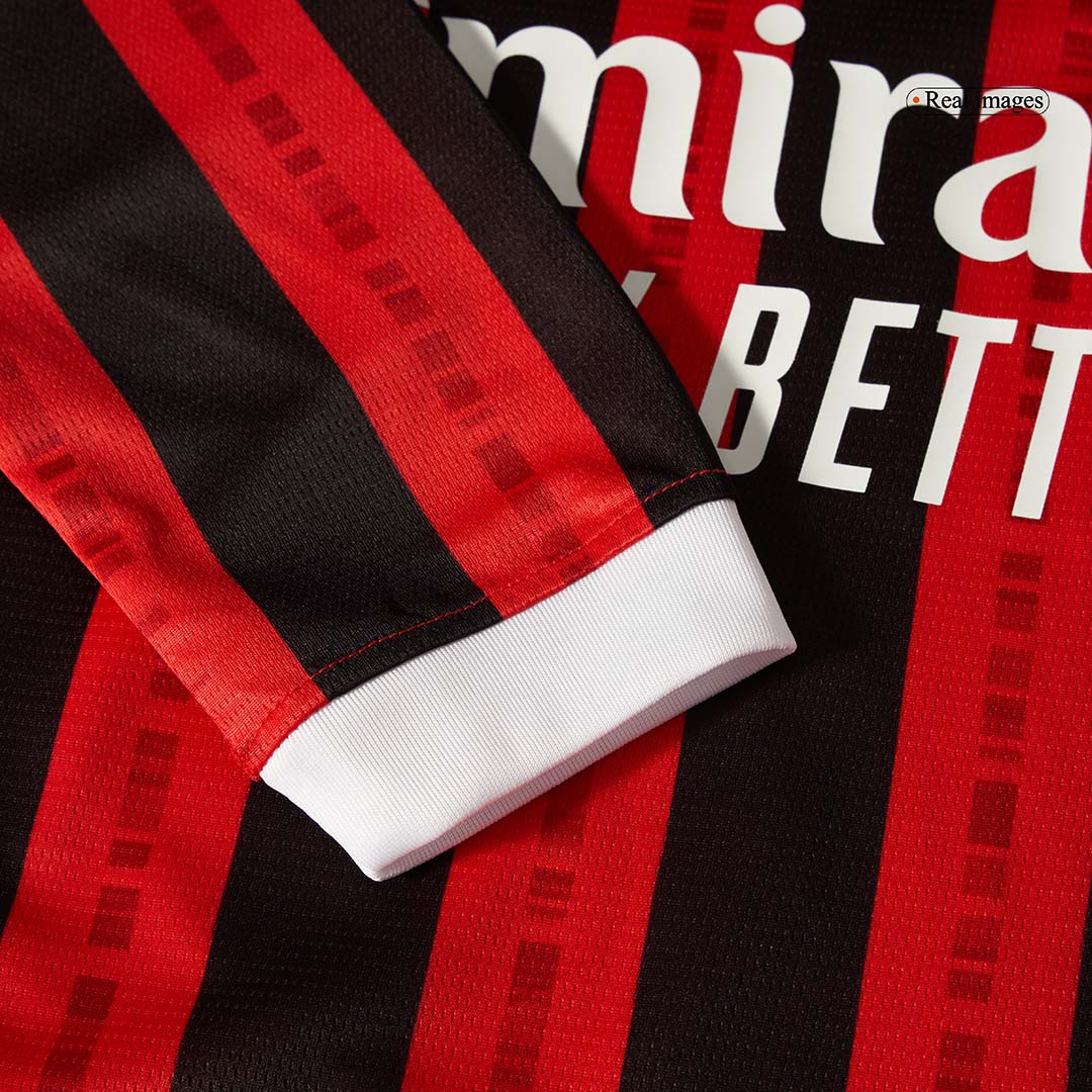 AC Milan Home Long Sleeve Football Shirt 2024/25