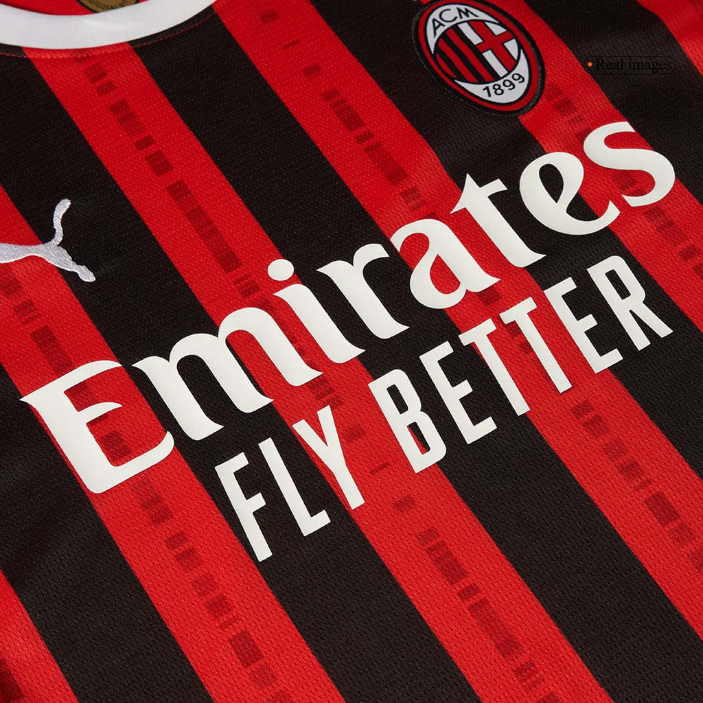 AC Milan Home Long Sleeve Football Shirt 2024/25