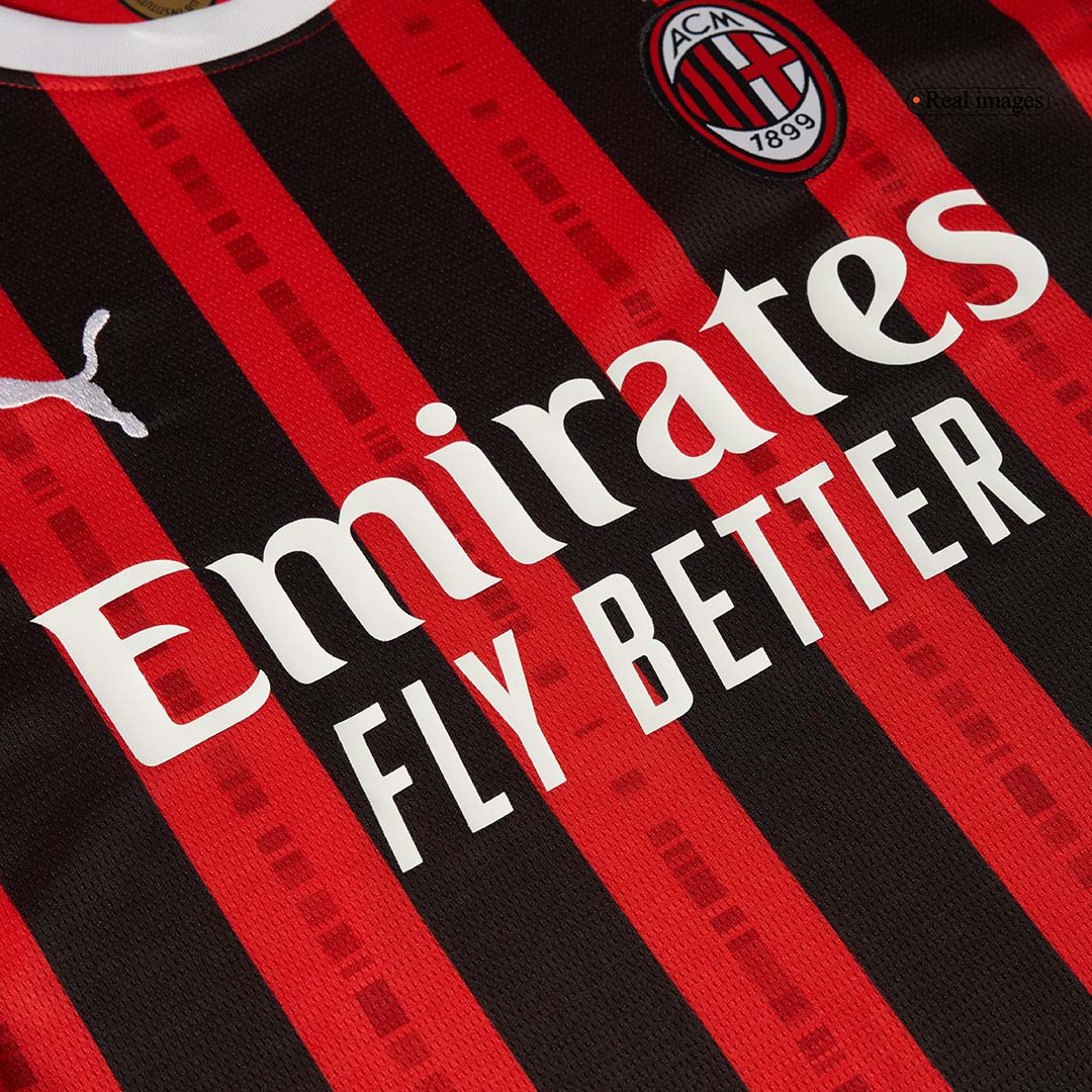 AC Milan Home Long Sleeve Football Shirt 2024/25