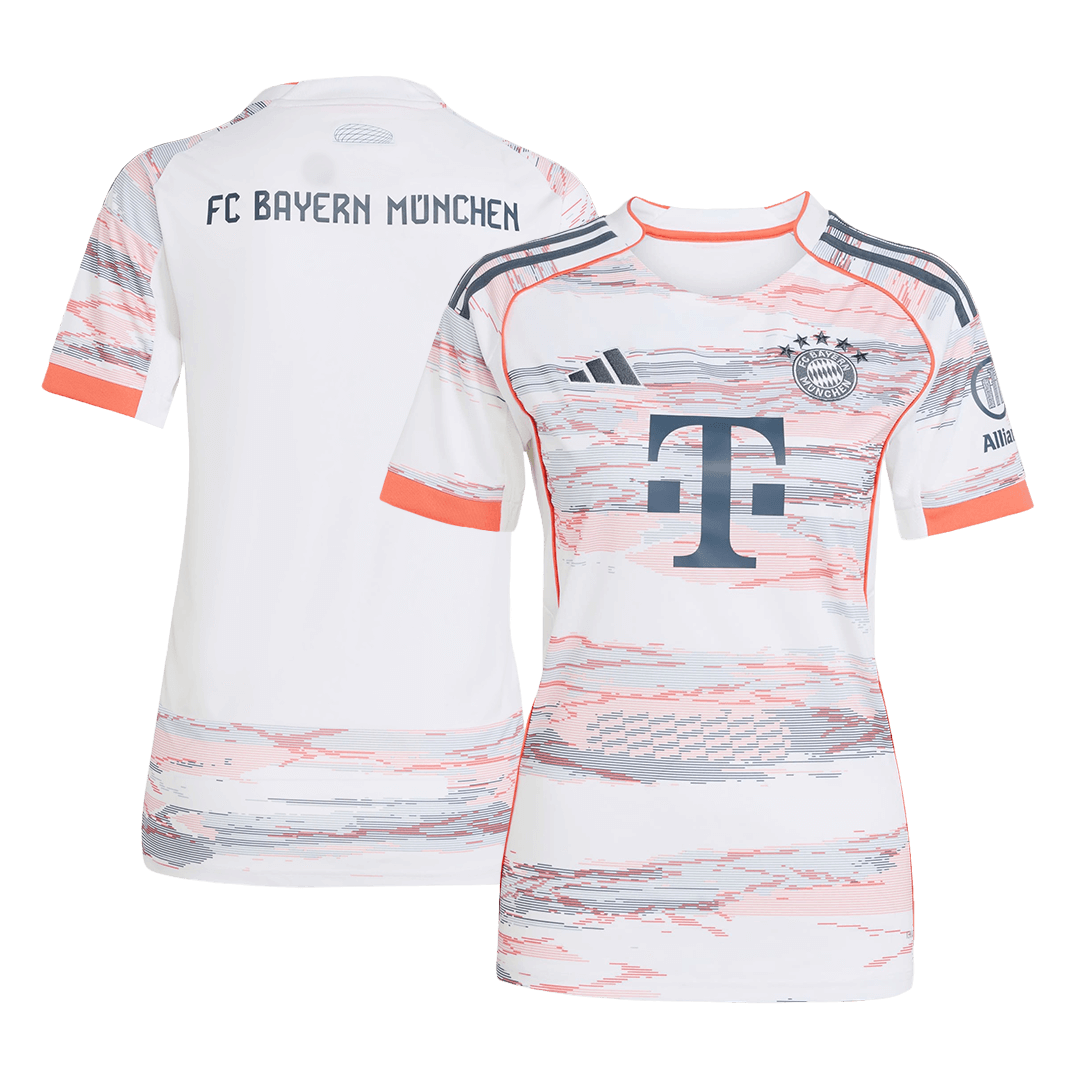 Women's Bayern Munich Away Football Shirt 2025/26 White