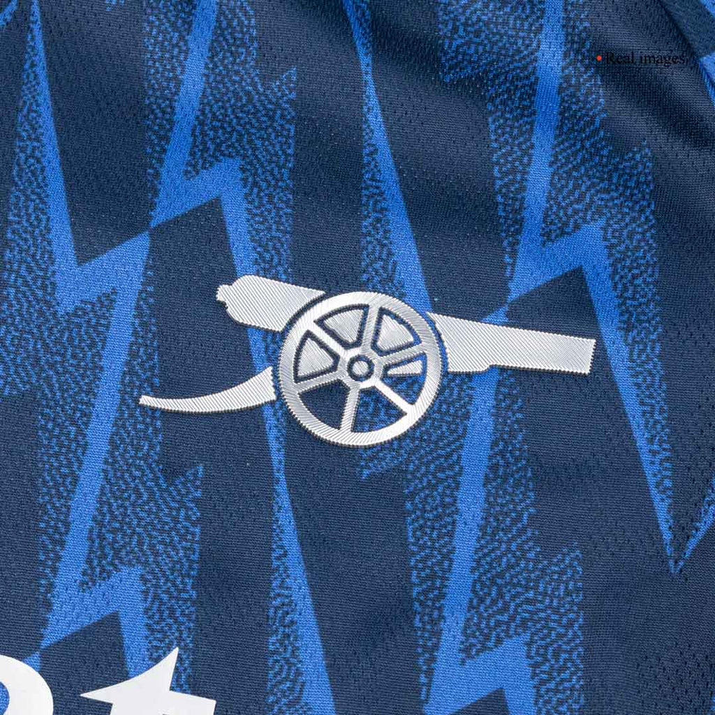 ØDEGAARD #8 Player Version Arsenal Away Football Shirt 2025/26 Blue