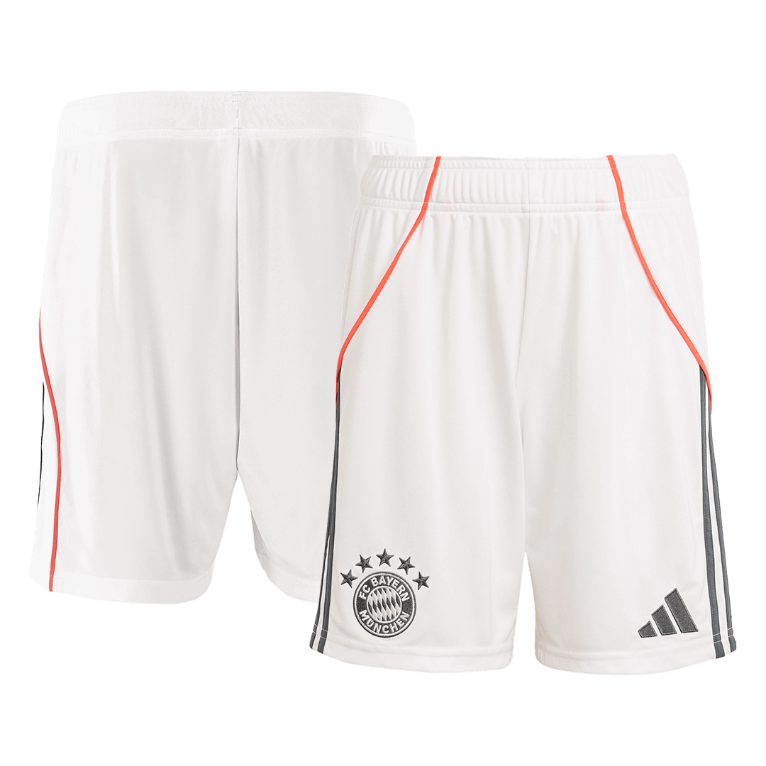 Bayern Munich Away Football Shirt Kit(Jersey+Shorts) 2025/26 White