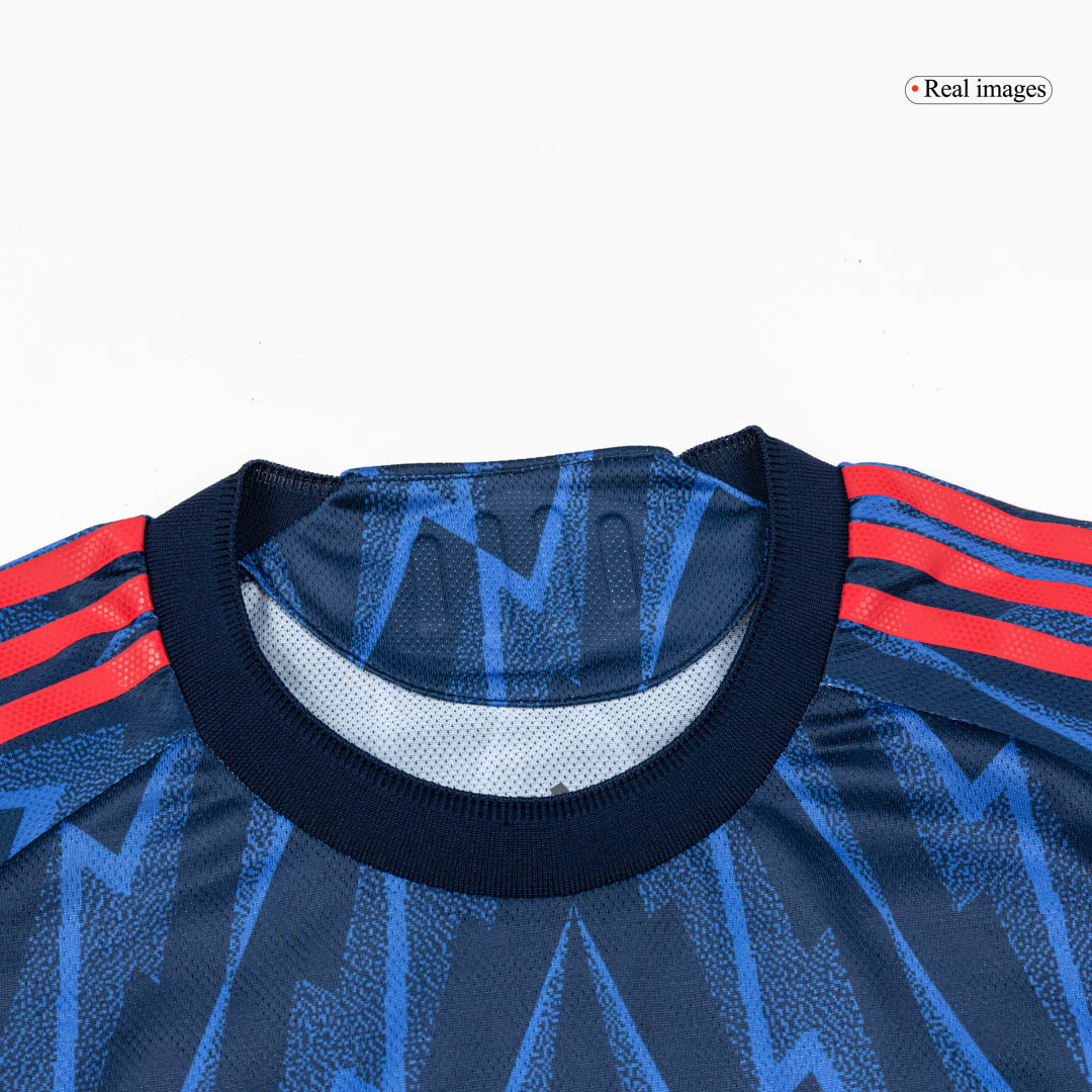 ØDEGAARD #8 Player Version Arsenal Away Football Shirt 2025/26 Blue