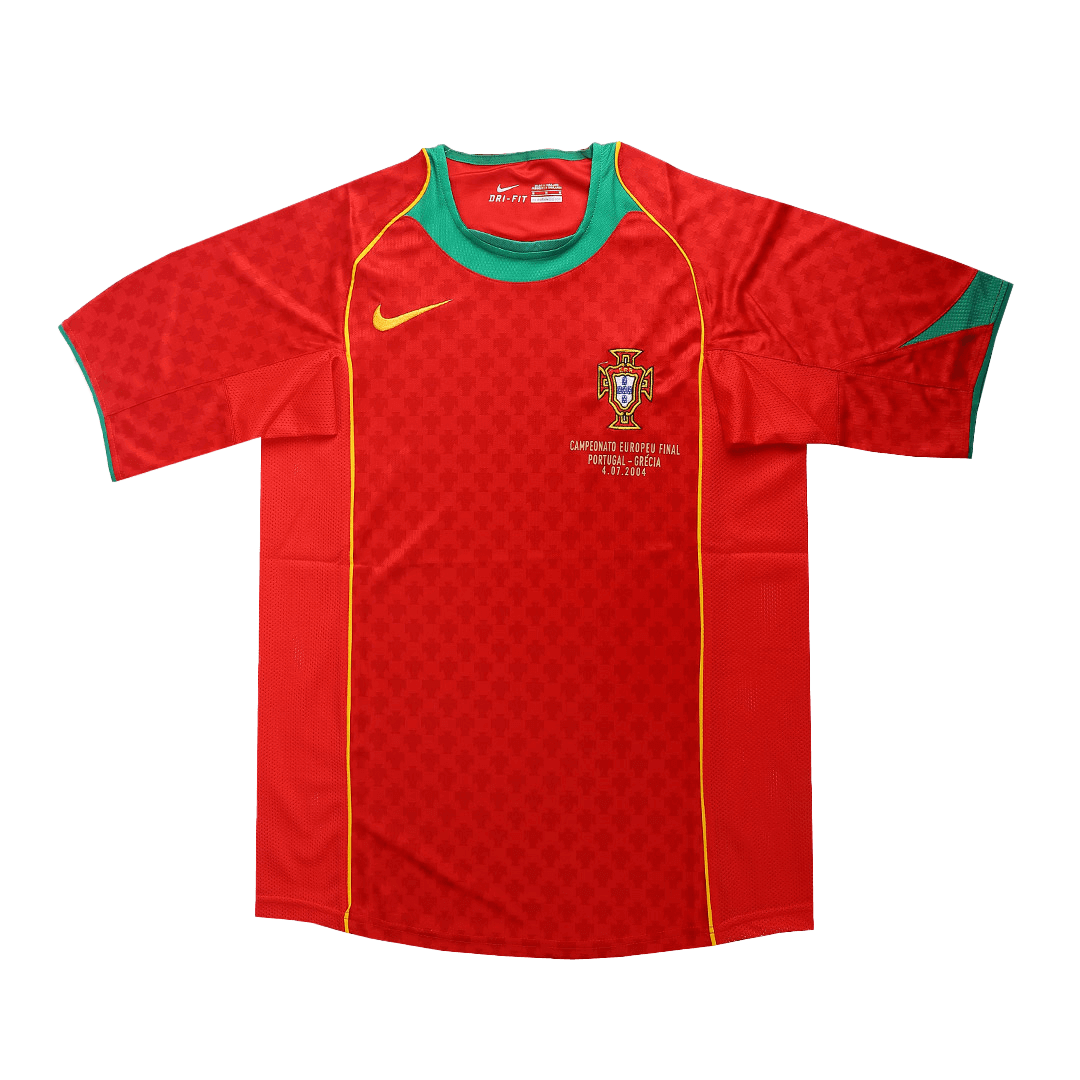 Retro 2004 Portugal Home Football Shirt -Euro Final