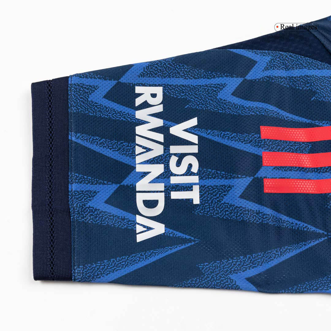 RICE #41 Player Version Arsenal Away Football Shirt 2025/26 Blue