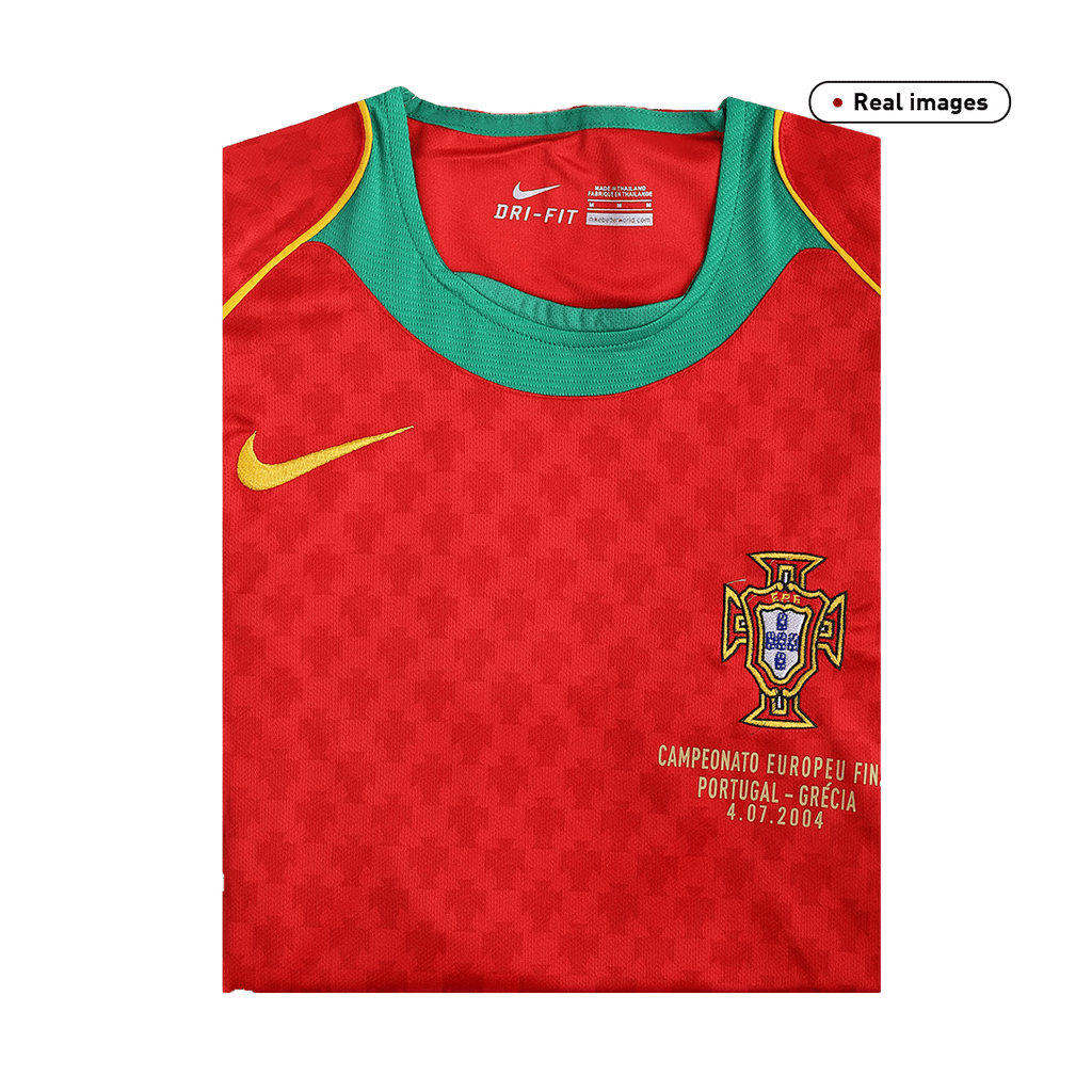 Retro 2004 Portugal Home Football Shirt -Euro Final