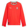 Portugal Home Long Sleeve Football Shirt 2025 Red