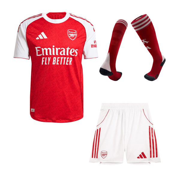 Player Version Arsenal Home Football Shirt Kit(Jersey+Shorts+Socks) 2025/26