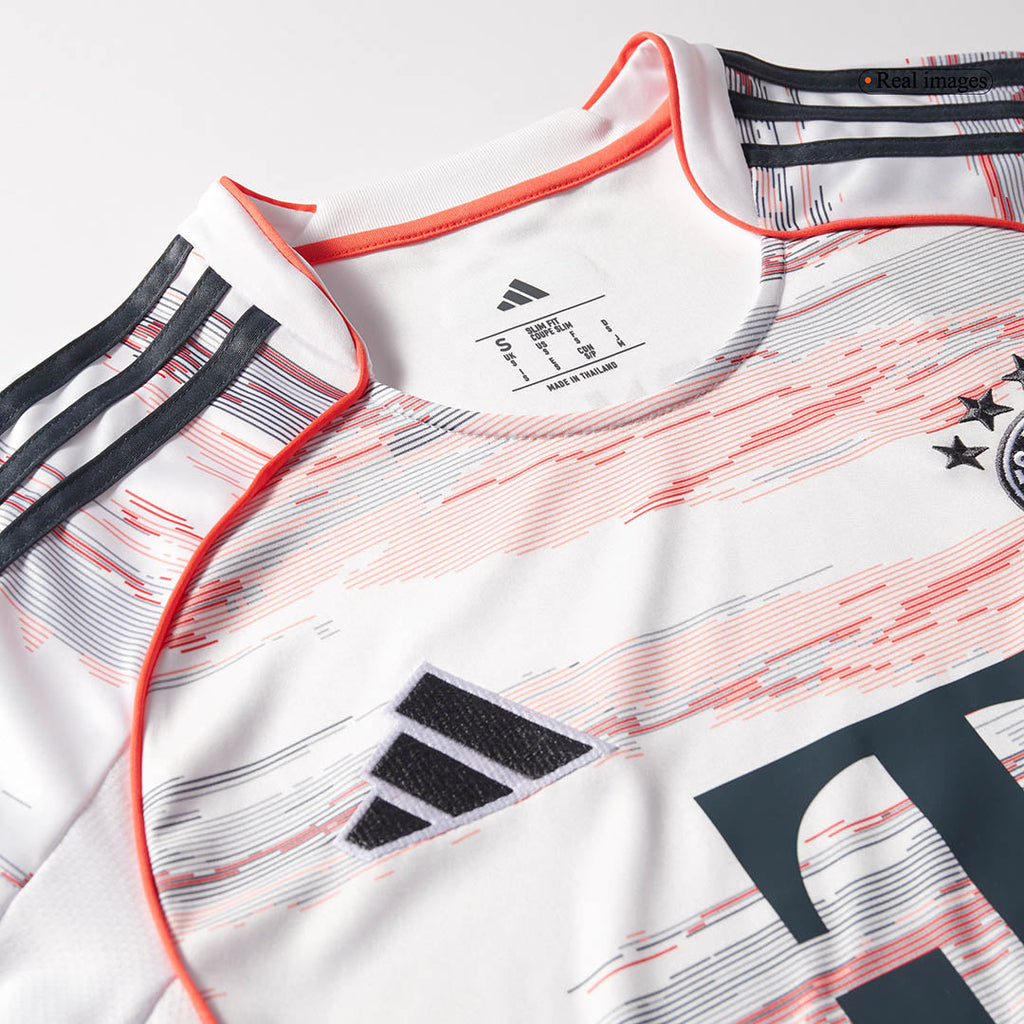 Bayern Munich Away Football Shirt Kit(Jersey+Shorts) 2025/26 White