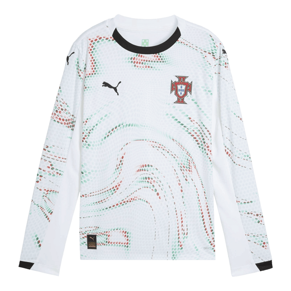 Portugal Away Long Sleeve Football Shirt 2025 White