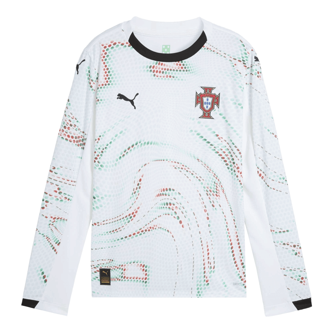 Portugal Away Long Sleeve Football Shirt 2025 White