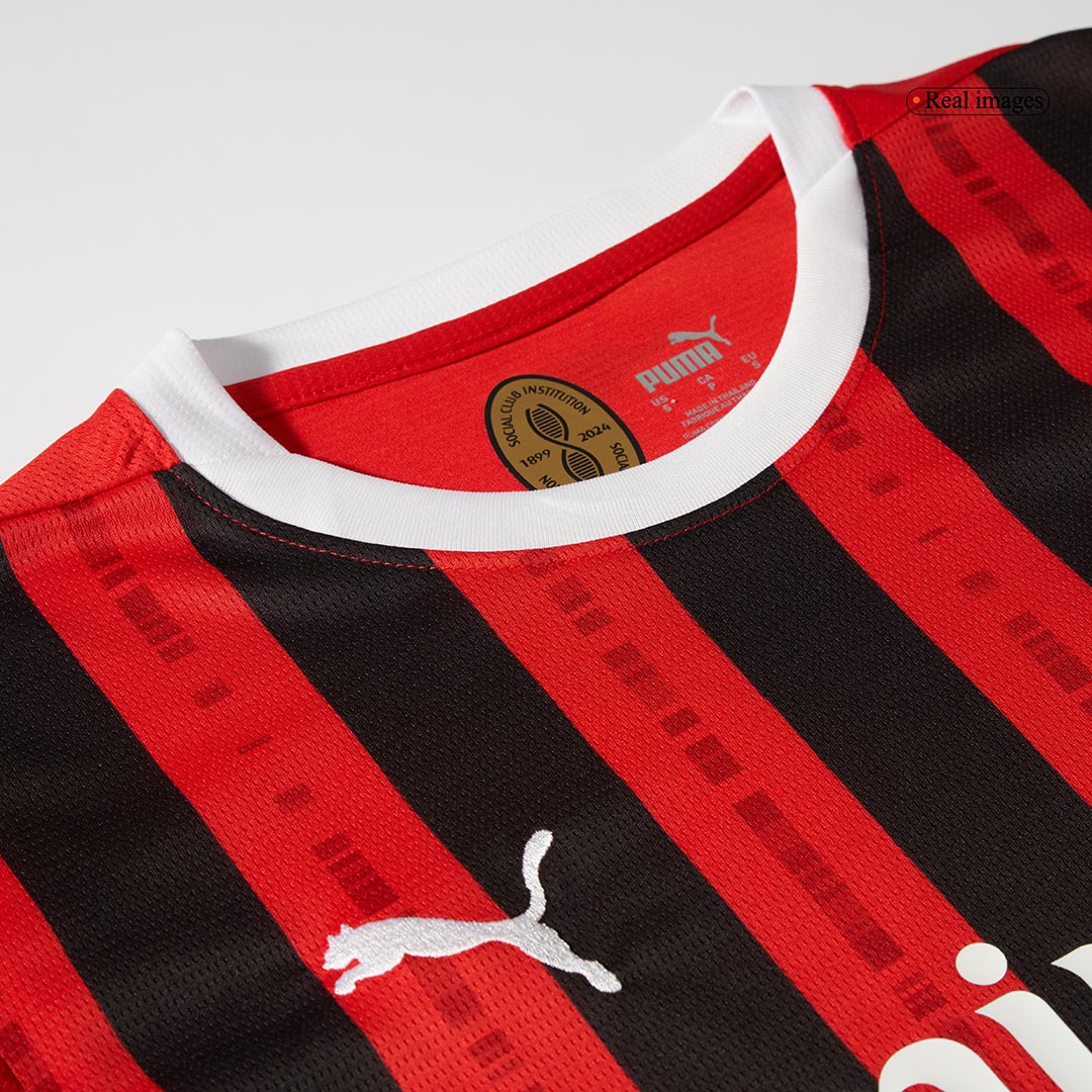 AC Milan Home Long Sleeve Football Shirt 2024/25