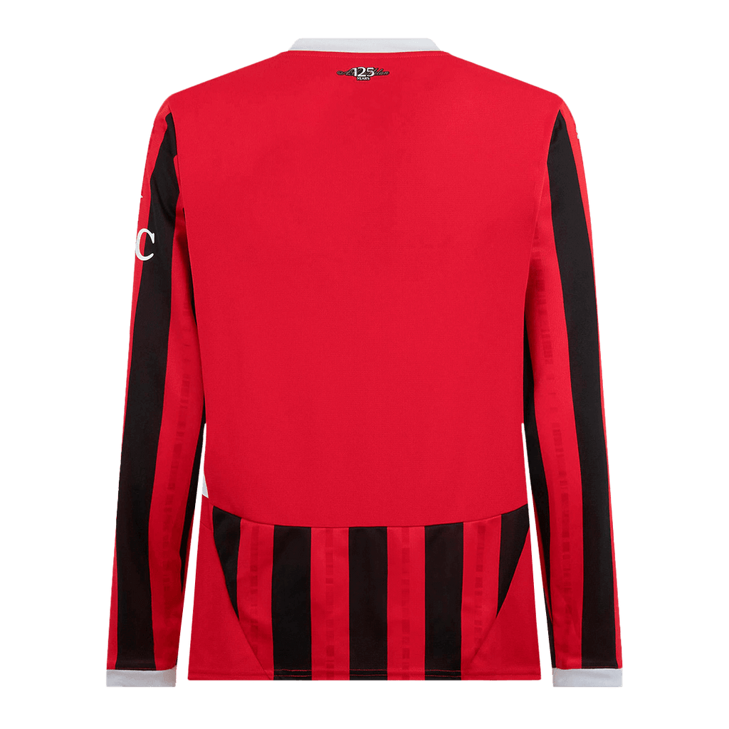 AC Milan Home Long Sleeve Football Shirt 2024/25