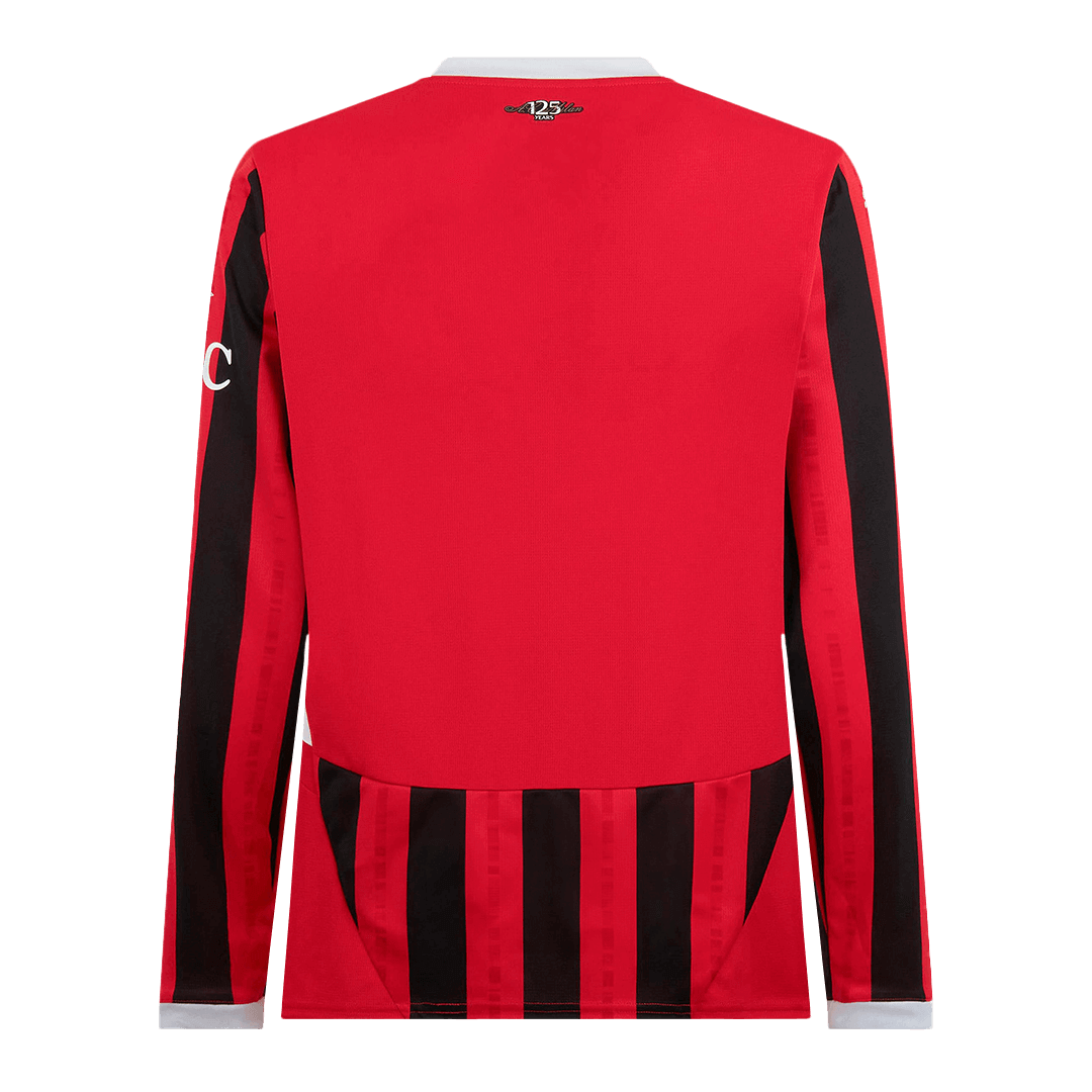 AC Milan Home Long Sleeve Football Shirt 2024/25