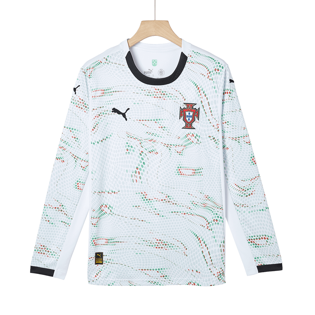 Portugal Away Long Sleeve Football Shirt 2025 White