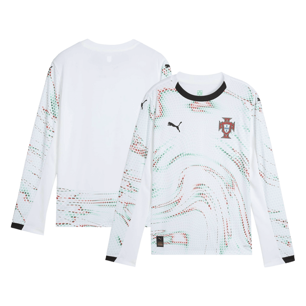Portugal Away Long Sleeve Football Shirt 2025 White