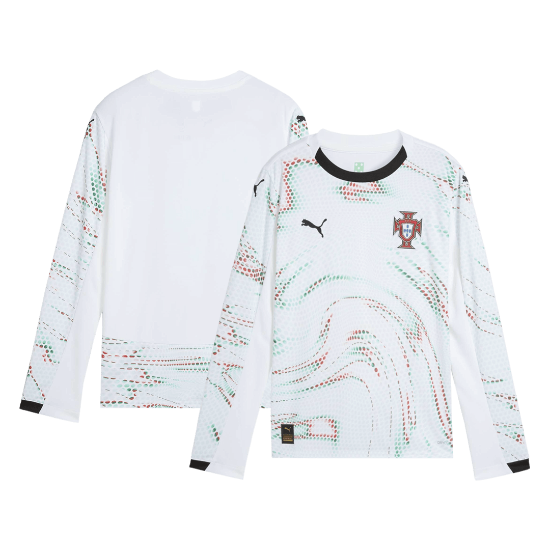 Portugal Away Long Sleeve Football Shirt 2025 White