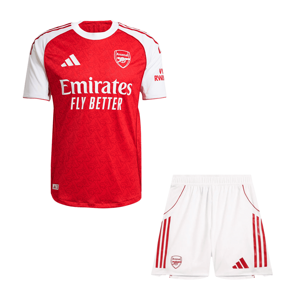 Player Version Arsenal Home Football Shirt Kit(Jersey+Shorts) 2025/26
