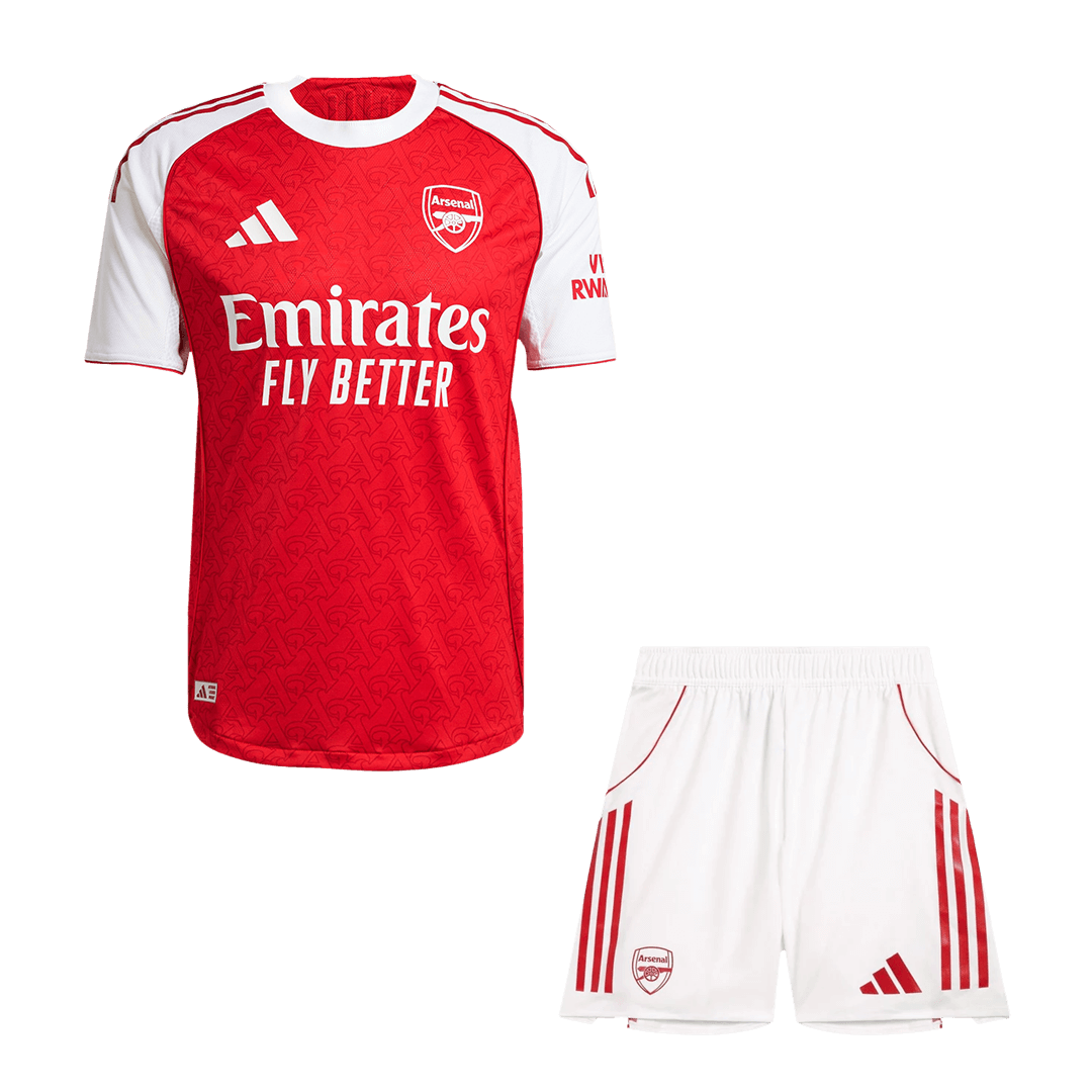 Player Version Arsenal Home Football Shirt Kit(Jersey+Shorts) 2025/26