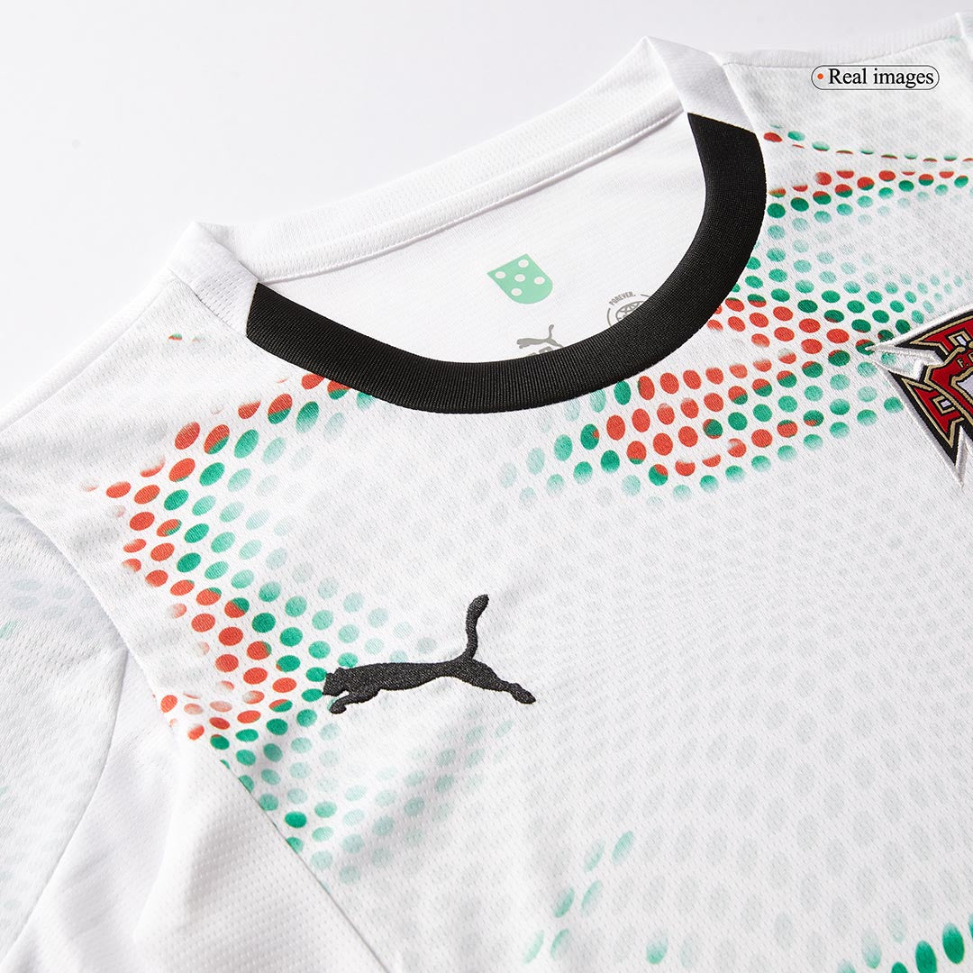 Women's Portugal Away Football Shirt 2025 White