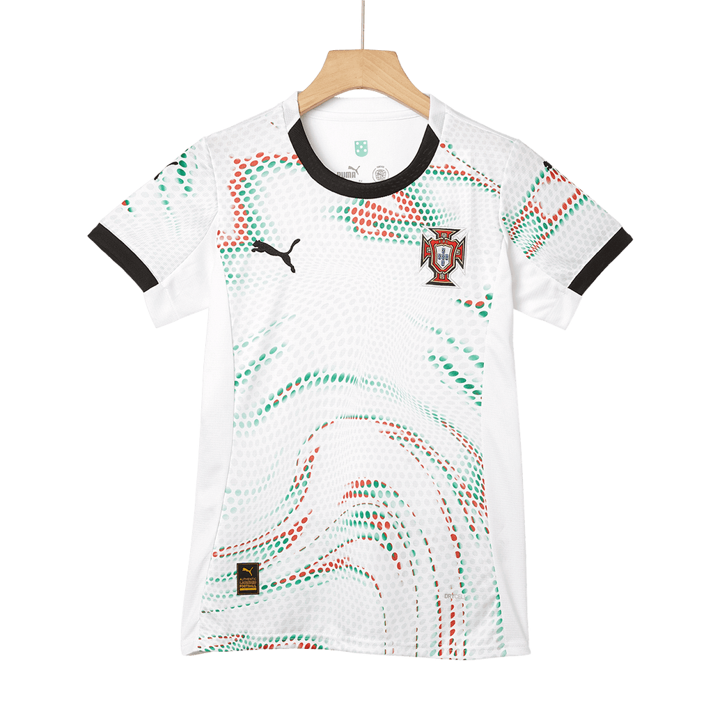 Women's Portugal Away Football Shirt 2025 White