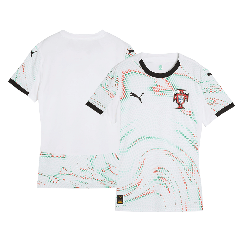 Women's Portugal Away Football Shirt 2025 White