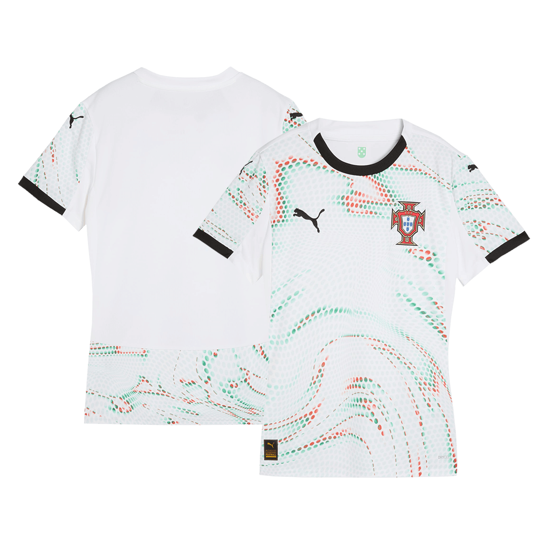 Women's Portugal Away Football Shirt 2025 White