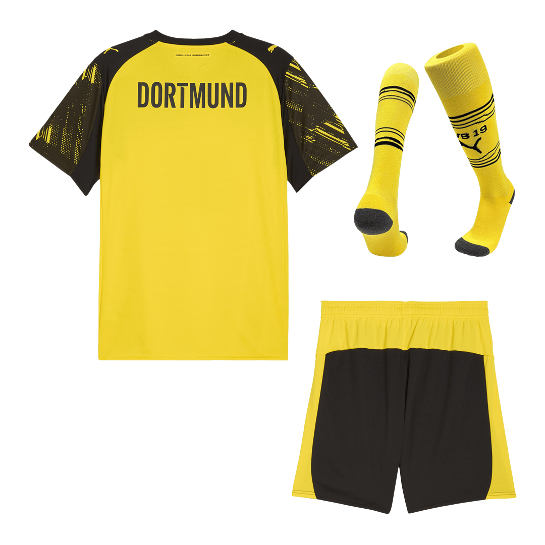 Borussia Dortmund Home Football Shirt Kit(Jersey+Shorts+Socks) 2025/26