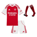 Kid's Arsenal Home Football Shirt Kit(Jersey+Shorts+Socks) 2025/26 Red