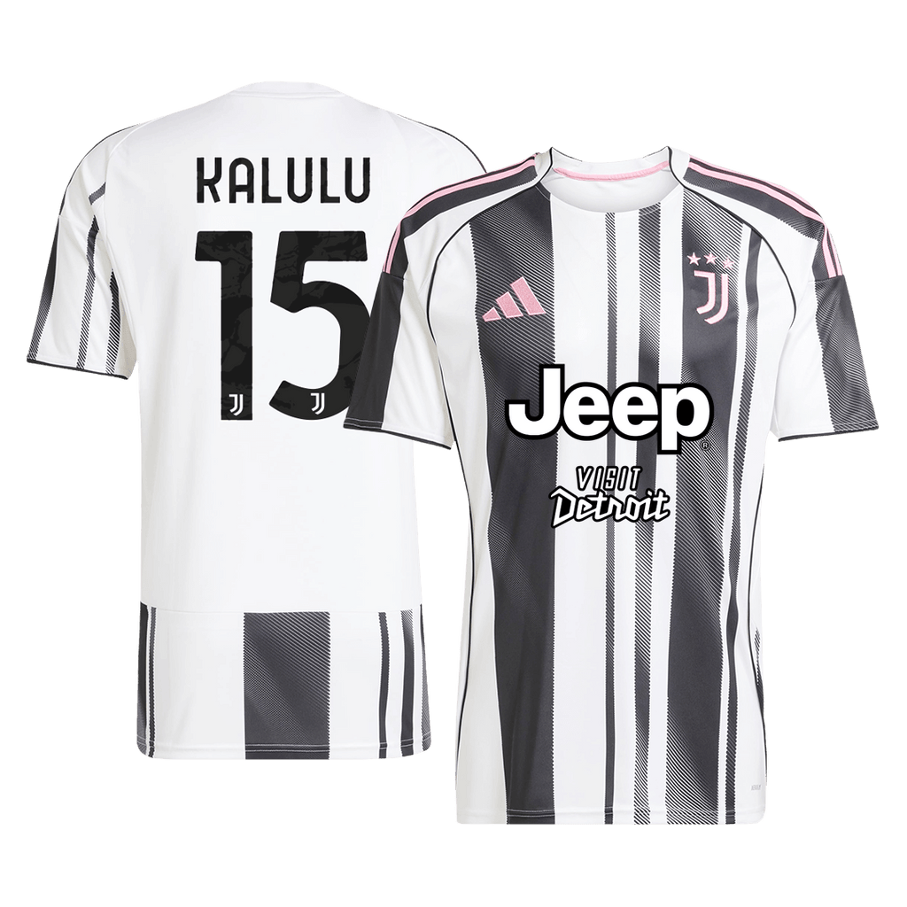 KALULU #15 Juventus Home Football Shirt 2025/26