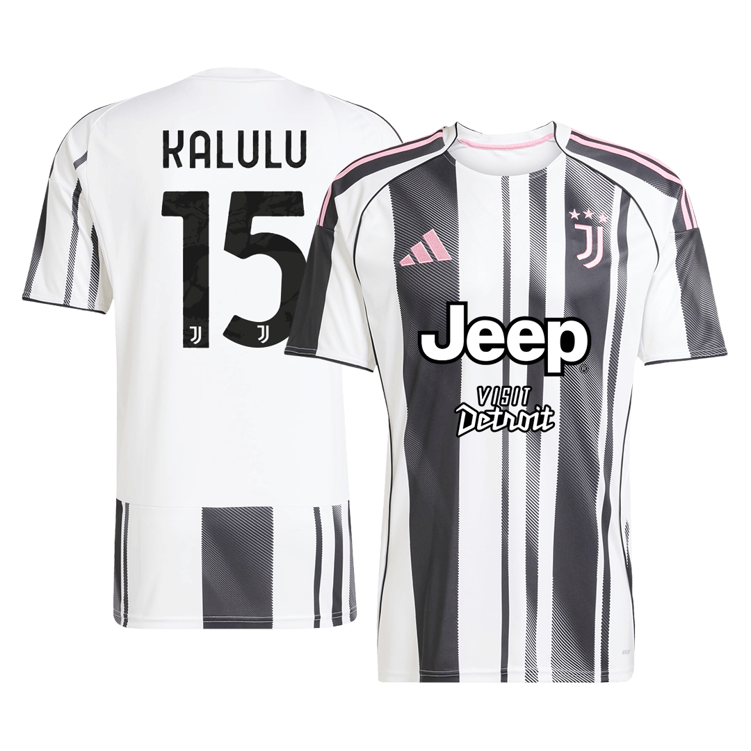 KALULU #15 Juventus Home Football Shirt 2025/26