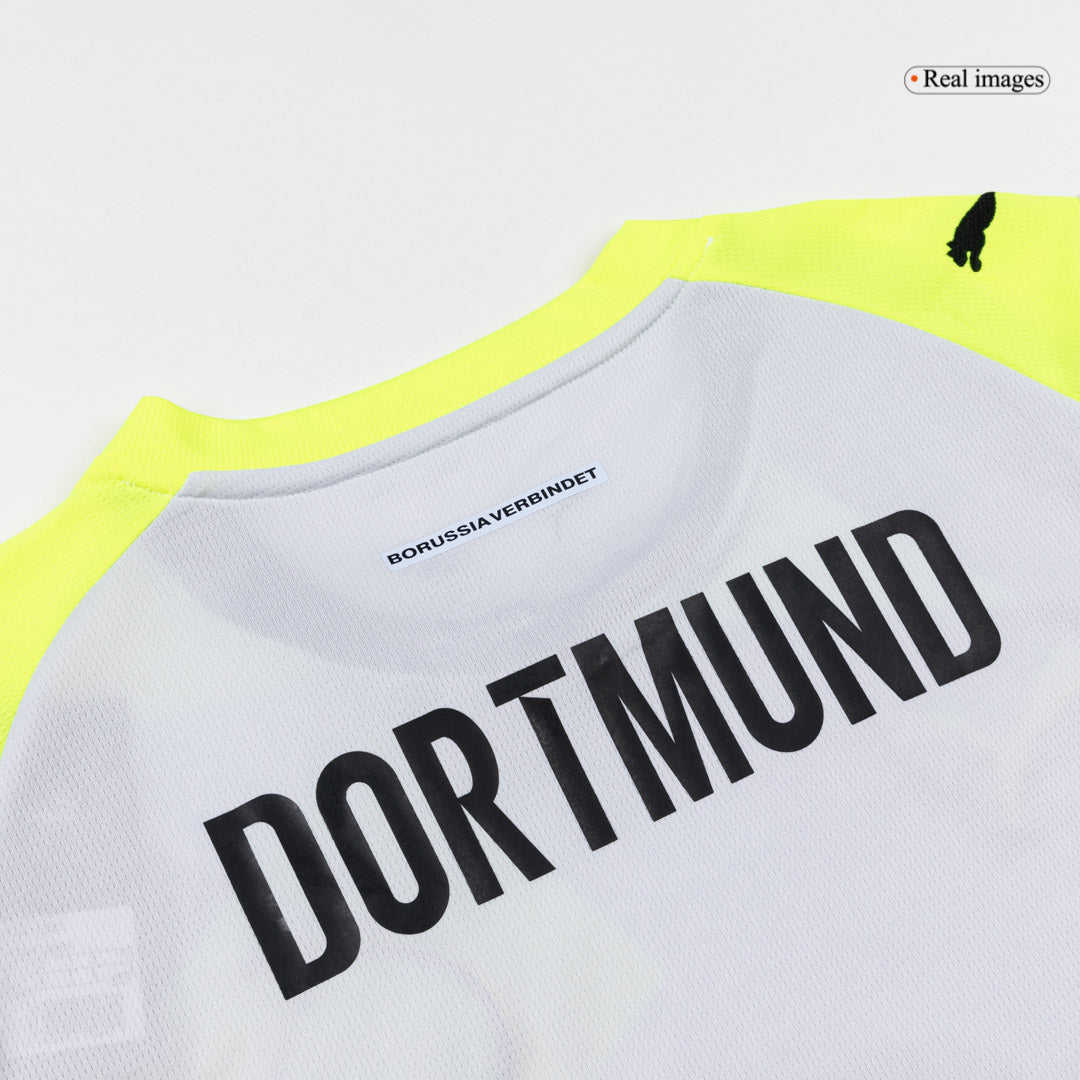 Borussia Dortmund Away Football Shirt Kit(Jersey+Shorts) 2025/26