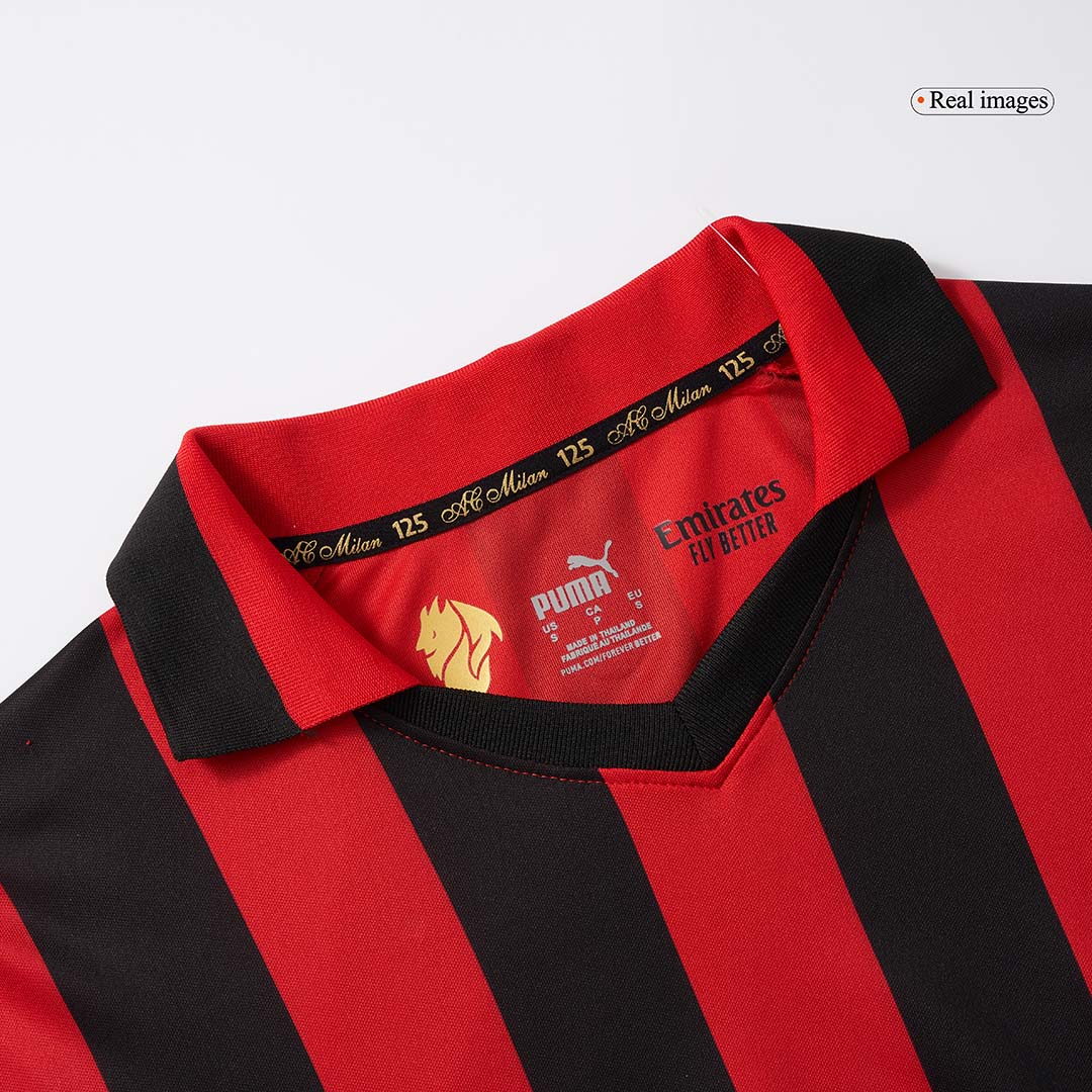 #125 AC Milan 125th Anniversary Long Sleeve Football Shirt 2024/25