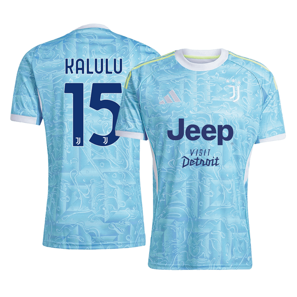 KALULU #15 Juventus Away Football Shirt 2025/26