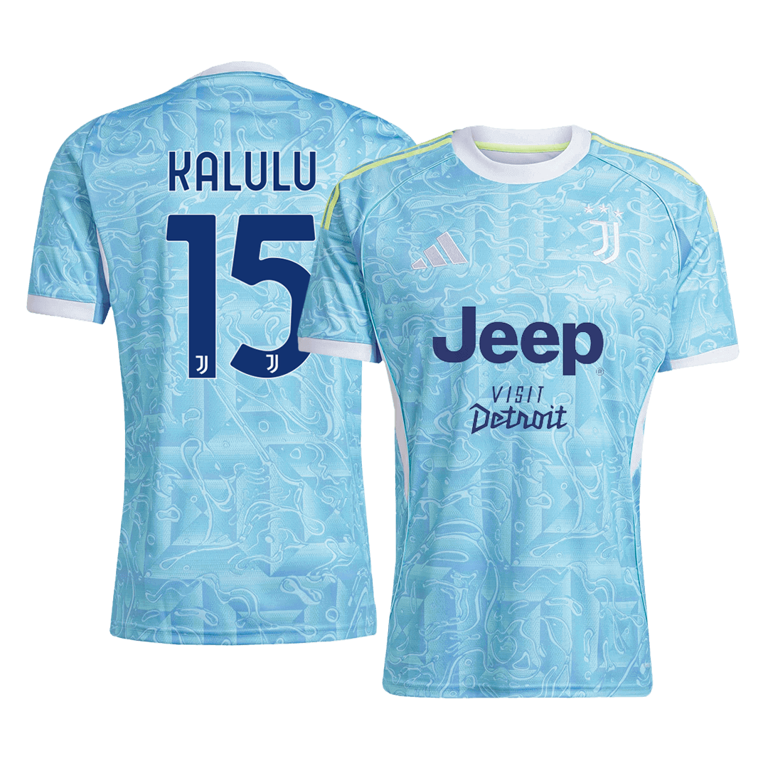 KALULU #15 Juventus Away Football Shirt 2025/26