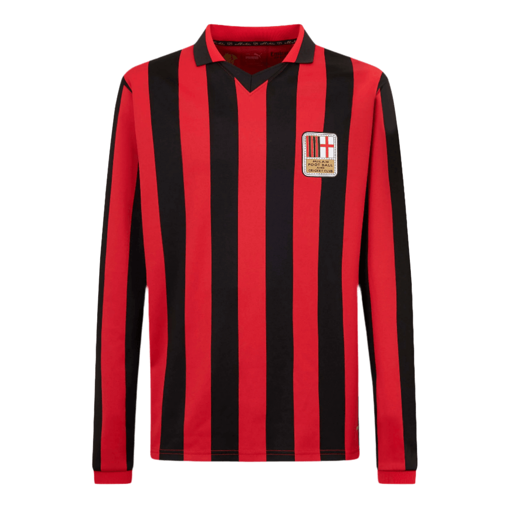 #125 AC Milan 125th Anniversary Long Sleeve Football Shirt 2024/25