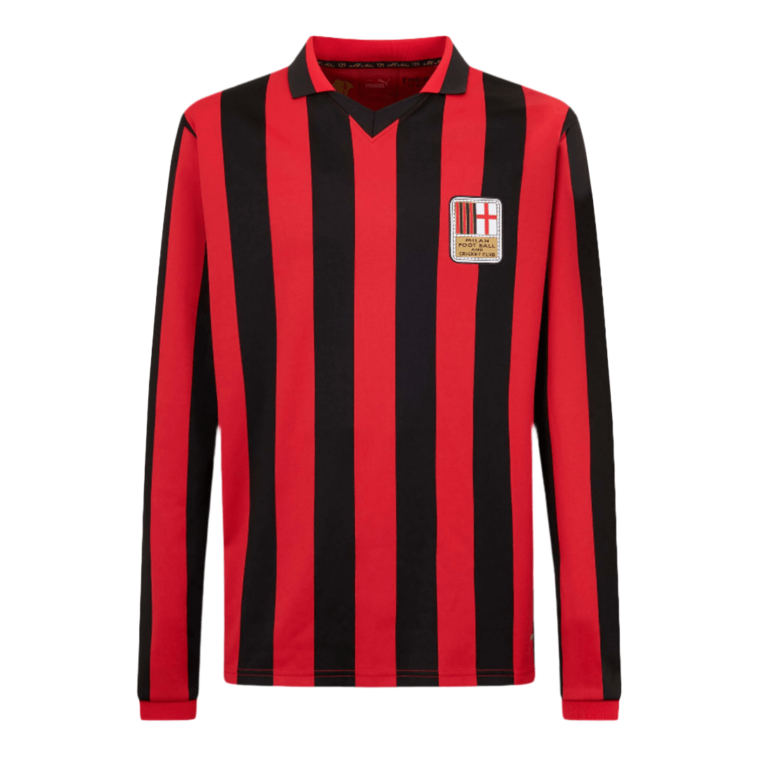 #125 AC Milan 125th Anniversary Long Sleeve Football Shirt 2024/25